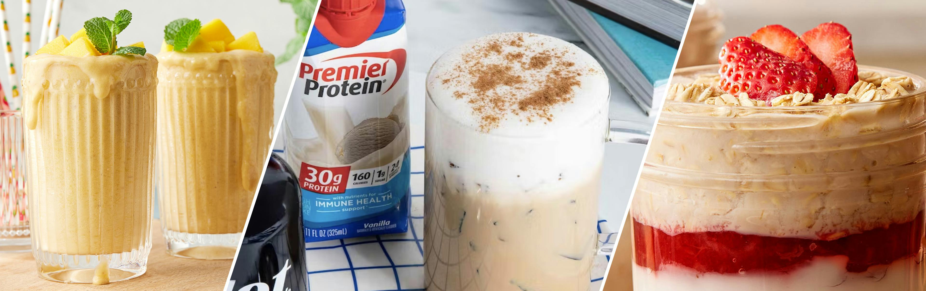 Thumbnail image for  5 Delicious Recipes to Make with a Vanilla Protein Shake (High Protein — 27g+!).