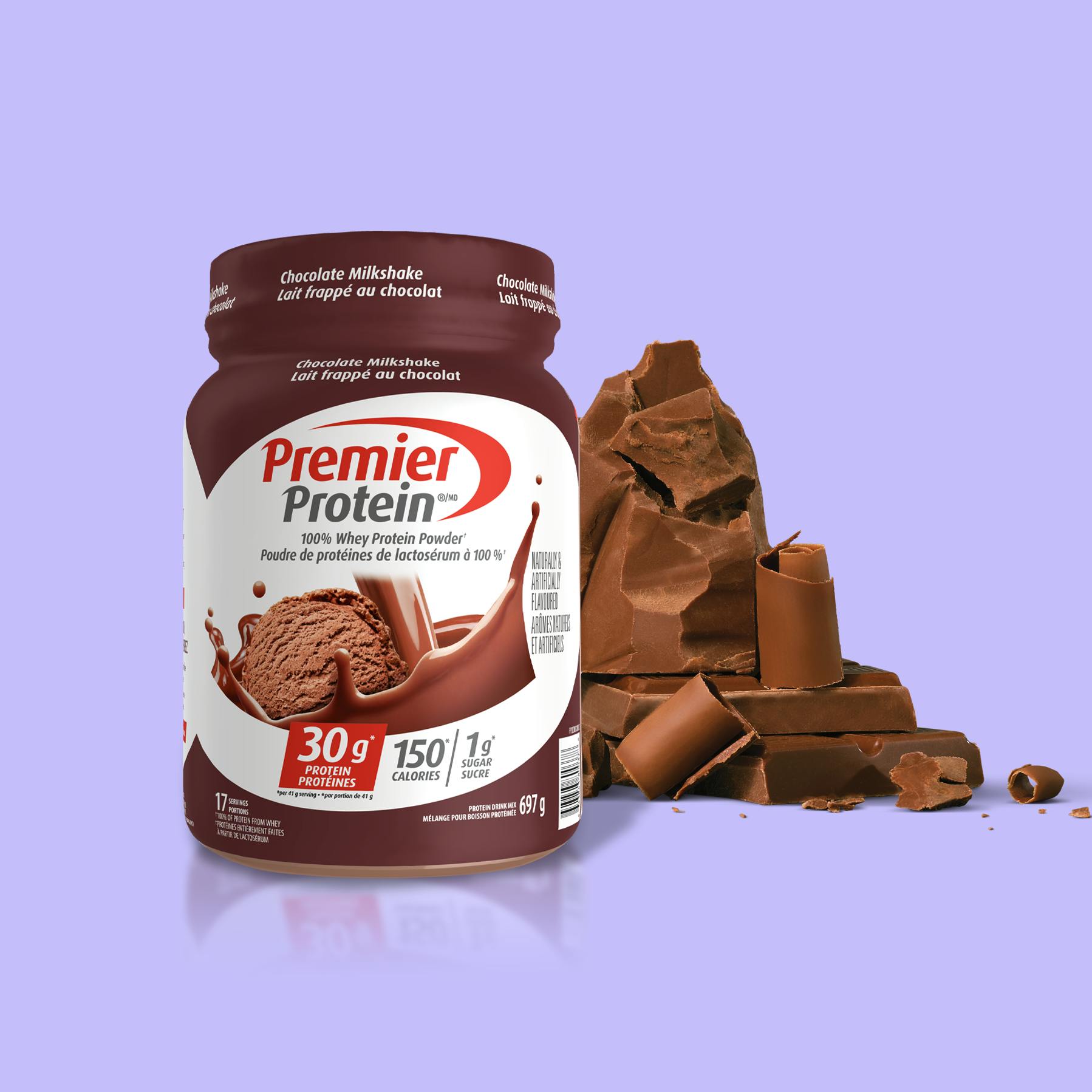 PDP Carousel 2 Chocolate Milkshake Protein Powder Poudre de protéines