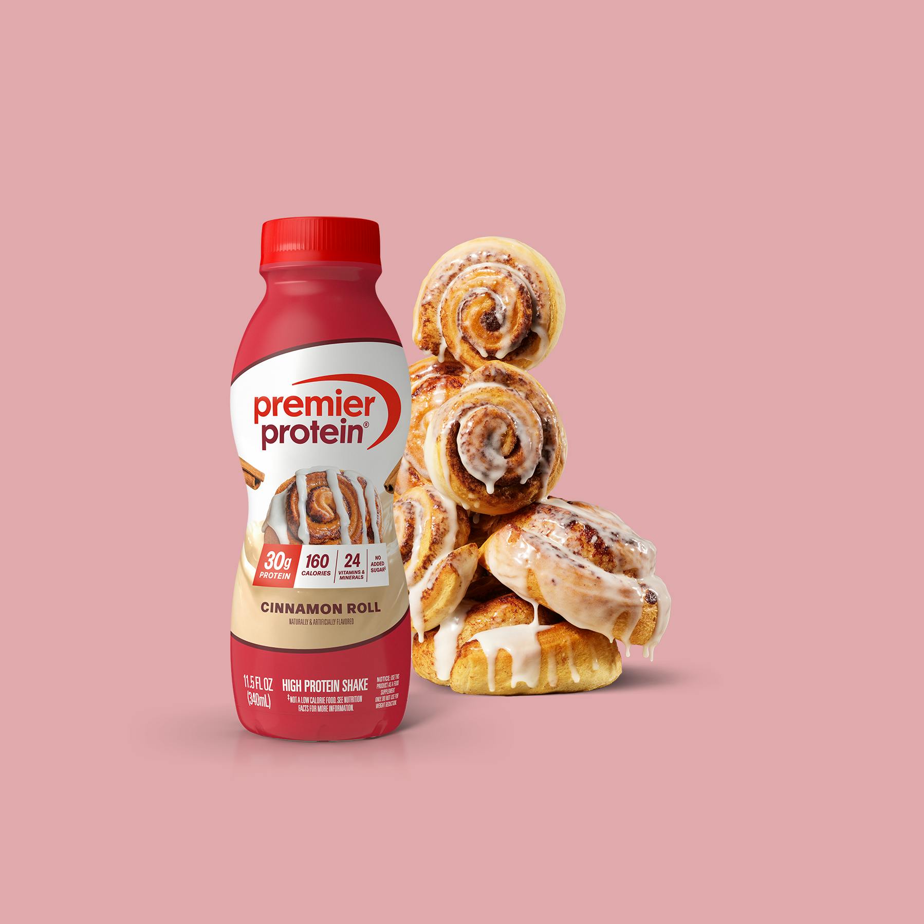 PDP Carousel 2 Cinnamon Roll Protein Shake Protein Shake