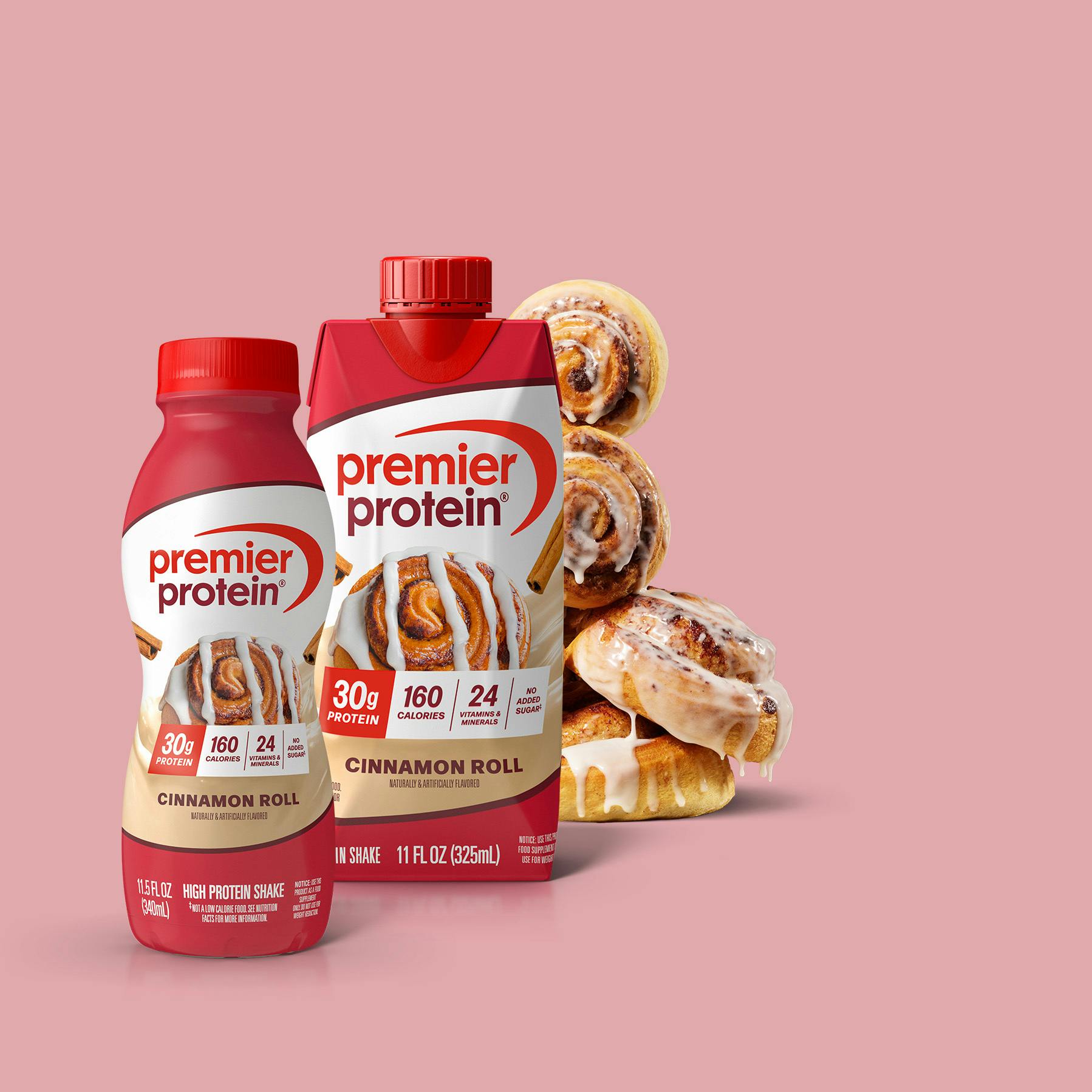 PDP Carousel 2 Cinnamon Roll Combo Protein Shake