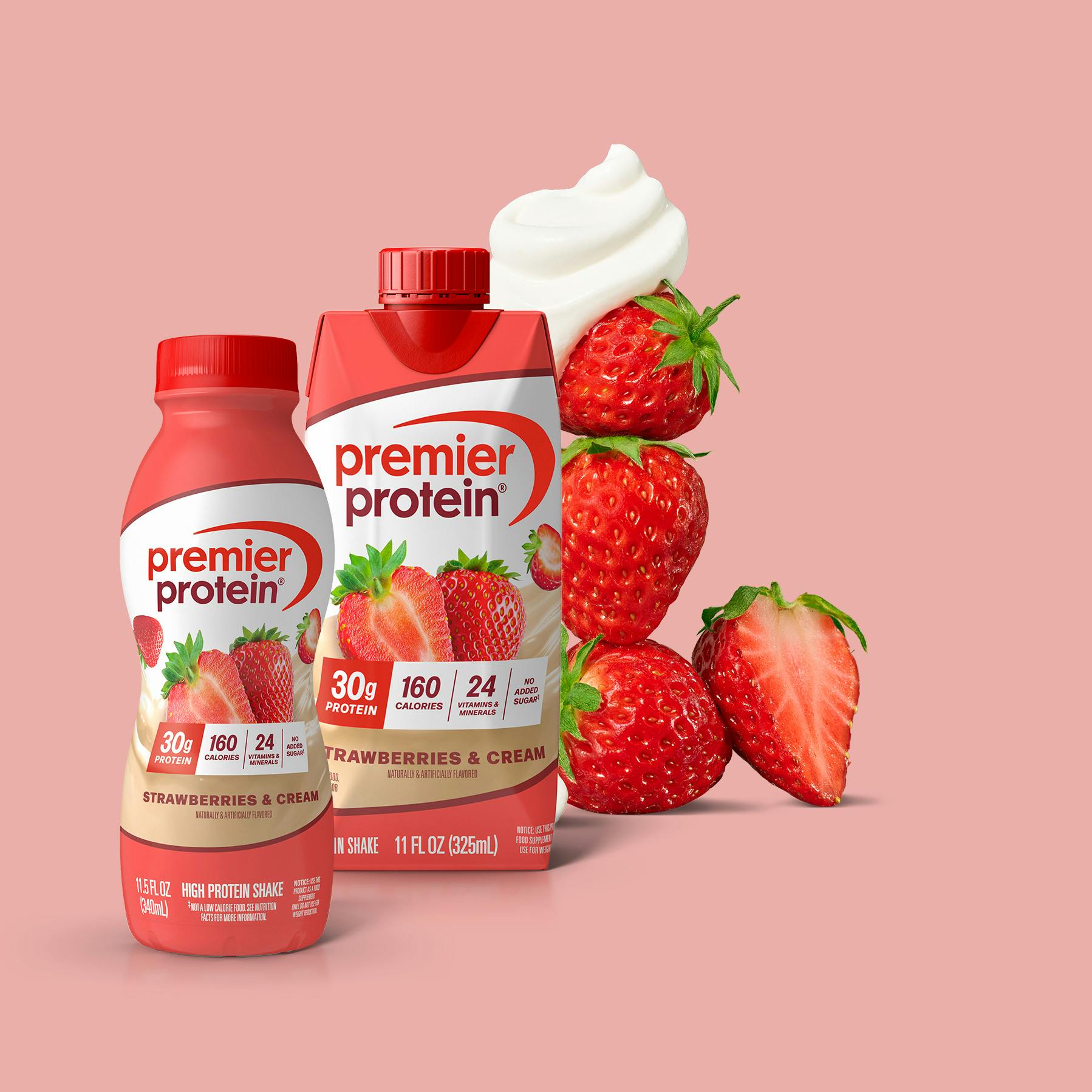 PDP Carousel 2 Strawberries Cream Combo Protein Shake