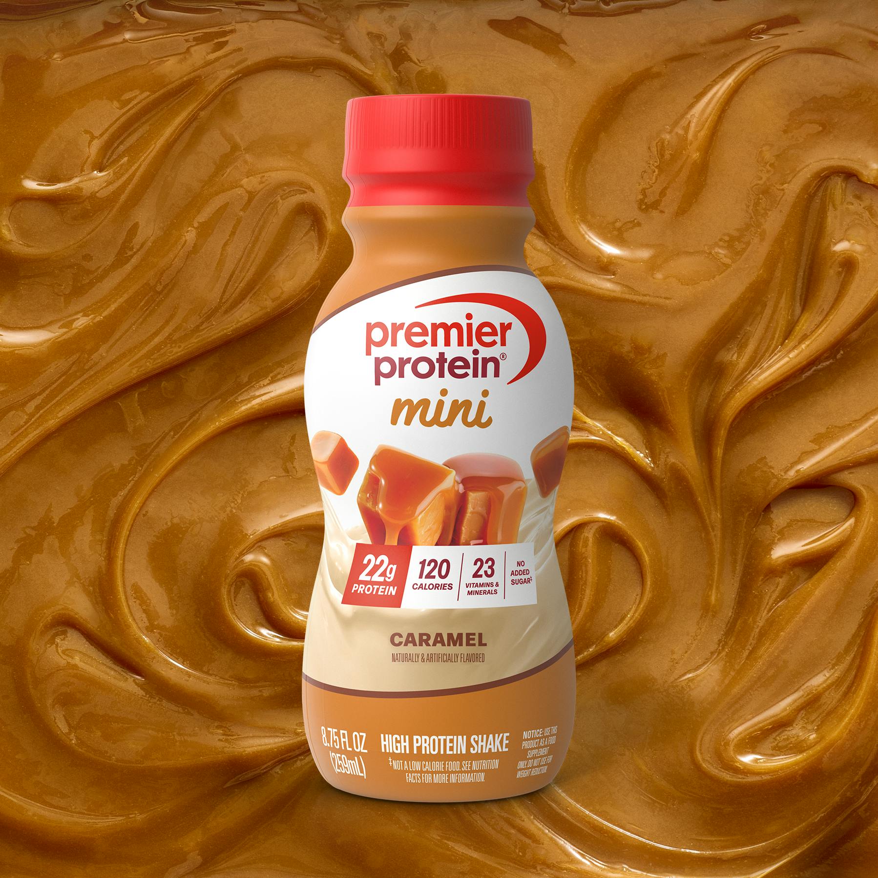 PDP Carousel Caramel Mini Shake Protein Shake