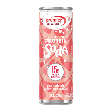 Premier Protein Grapefruit Sparkling Protein Soda
