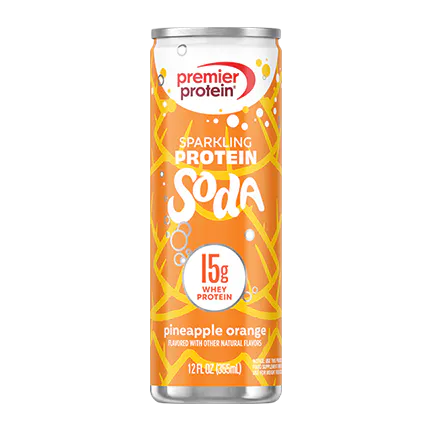 Premier Protein Pineapple Orange Sparkling Protein Soda