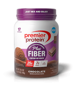 Chocolate Protein Plus Fiber Powder