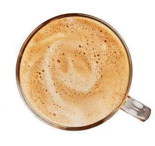 Cup of café latte