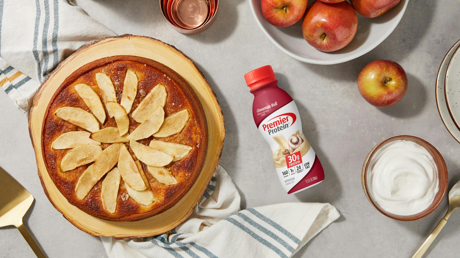 Recipe image for Cinnamon Apple Cake.