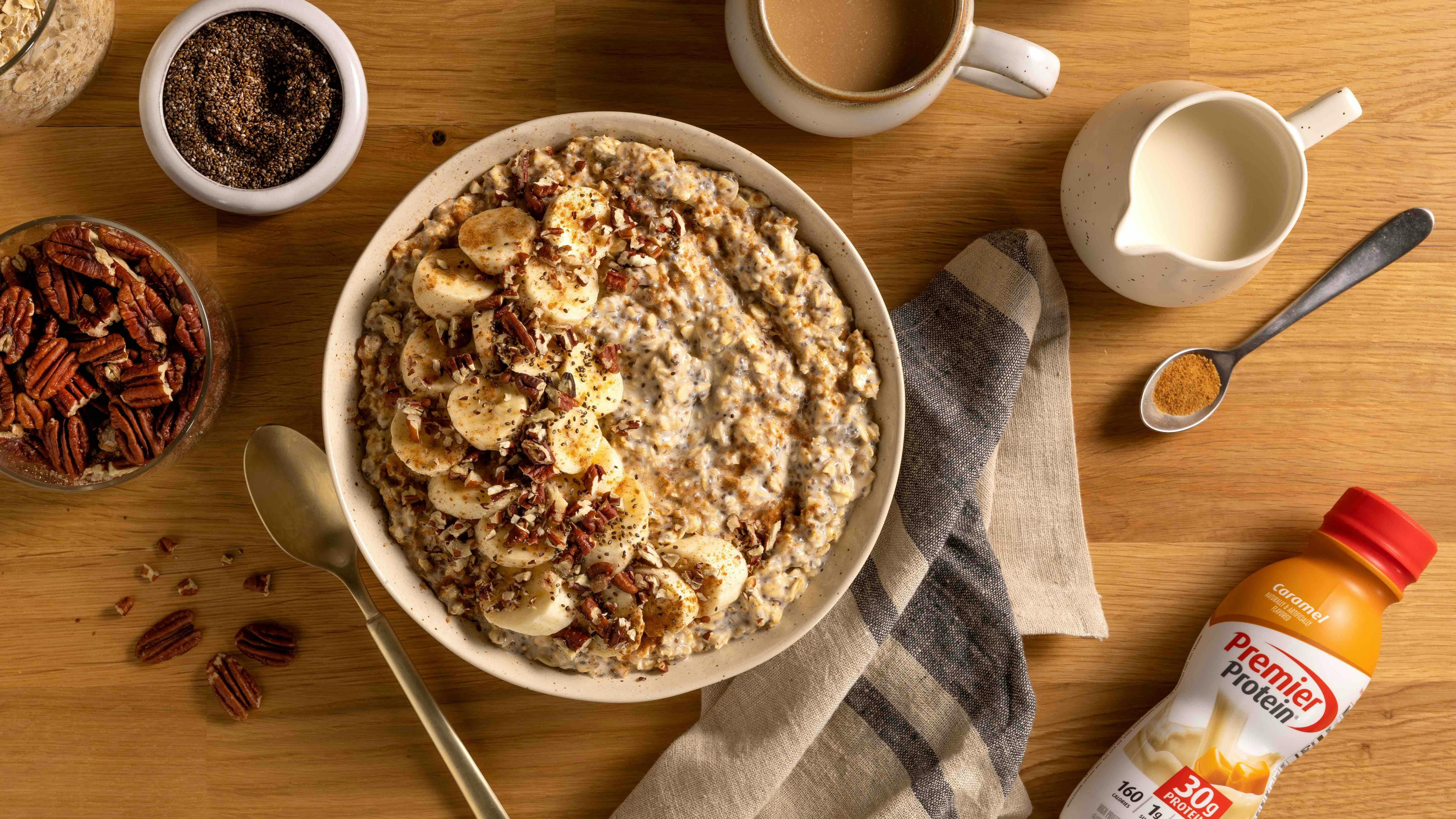 Recipe image for Salted Caramel Overnight Oats.