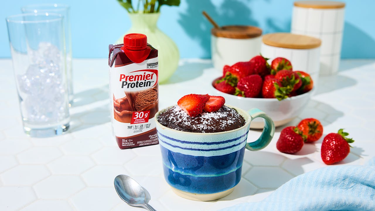 Recipe image for Chocolate Lava Mug Cake.