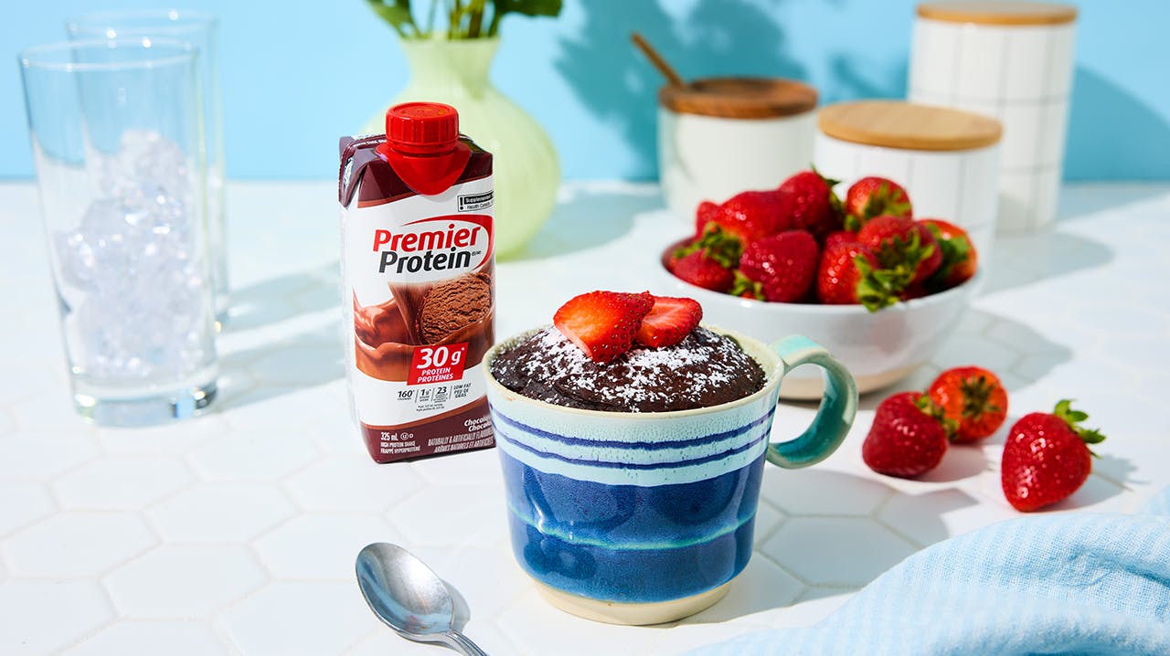 Recipe image for Chocolate Lava Mug Cake.