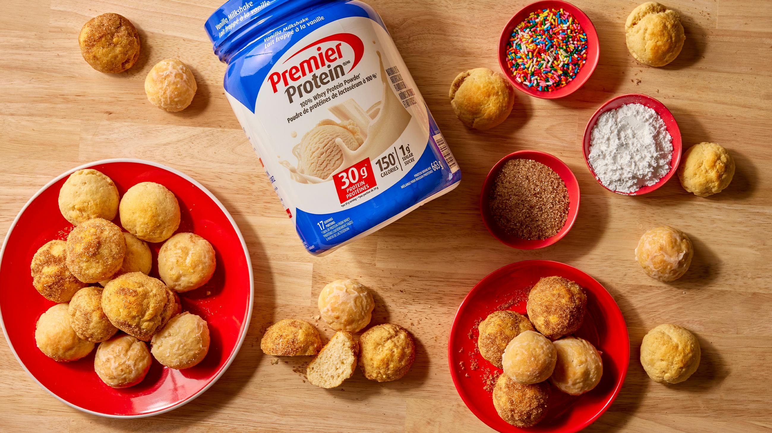 Recipe image for Mini-beignets à la friteuse à air chaud.