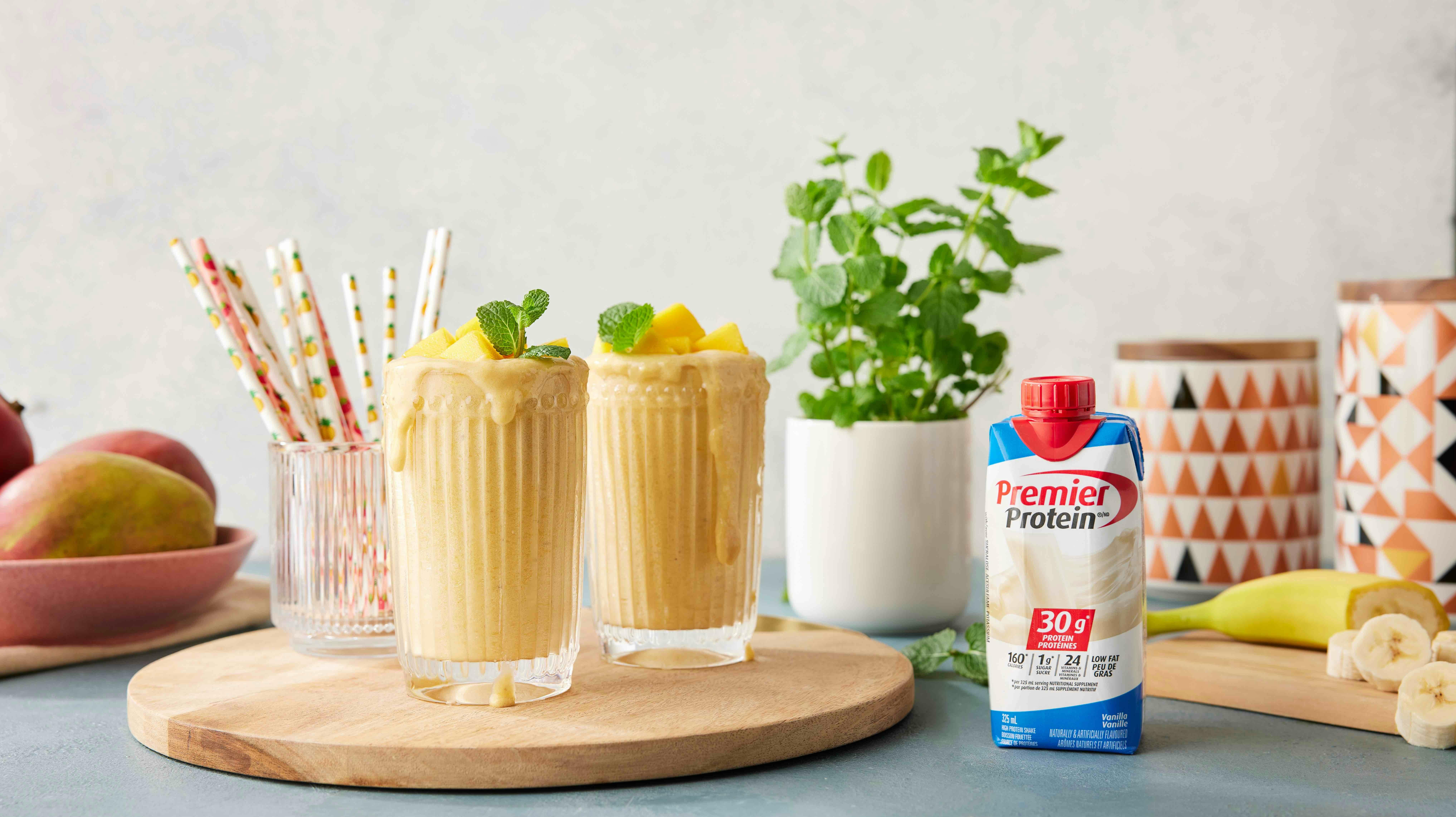 Recipe image for Smoothie Lever Du Soleil Tropical.