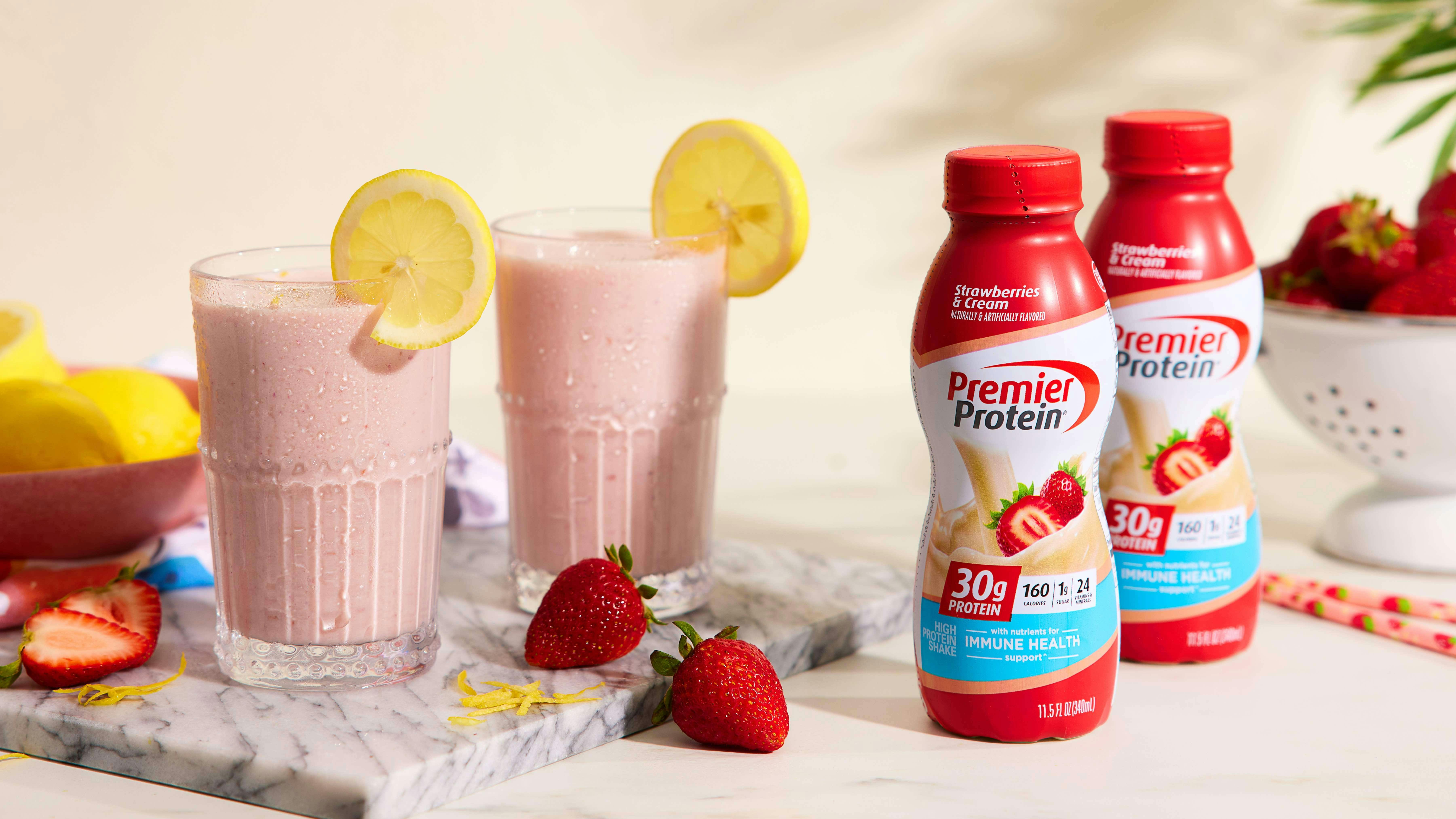 Recipe image for Frosted Strawberry Lemonade.