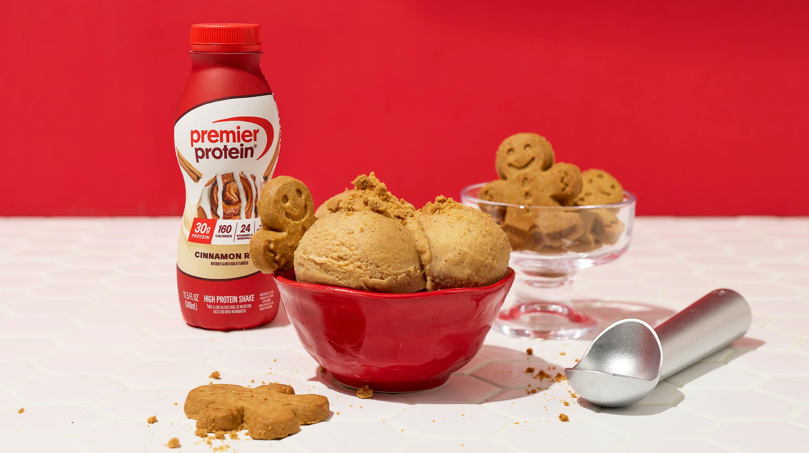 Recipe image for Gingerbread Protein Ice Cream.