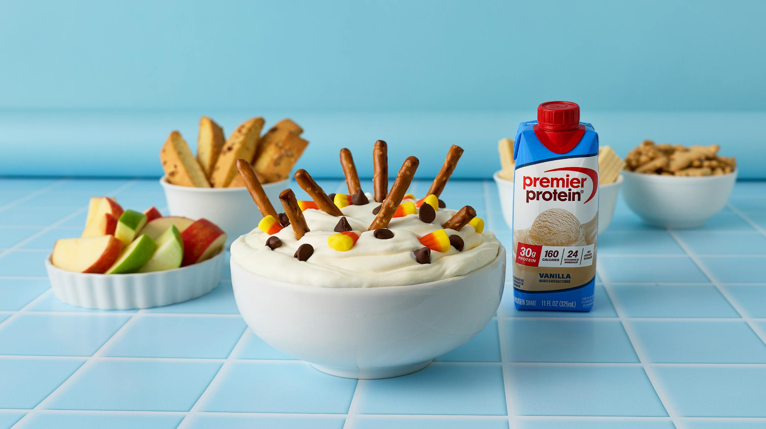 Recipe image for Melted Snowman Dip.