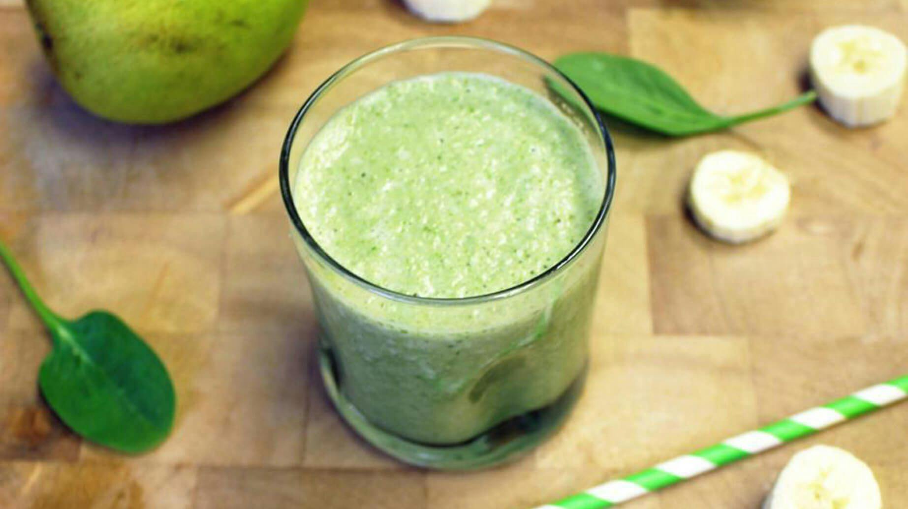 Recipe image for Perky Pear Smoothie.