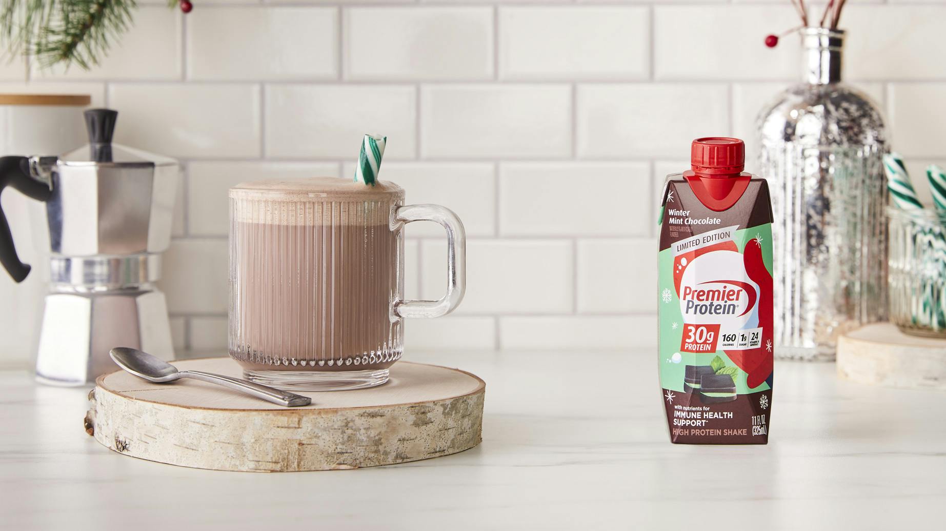 Recipe image for Winter Mint Mocha.