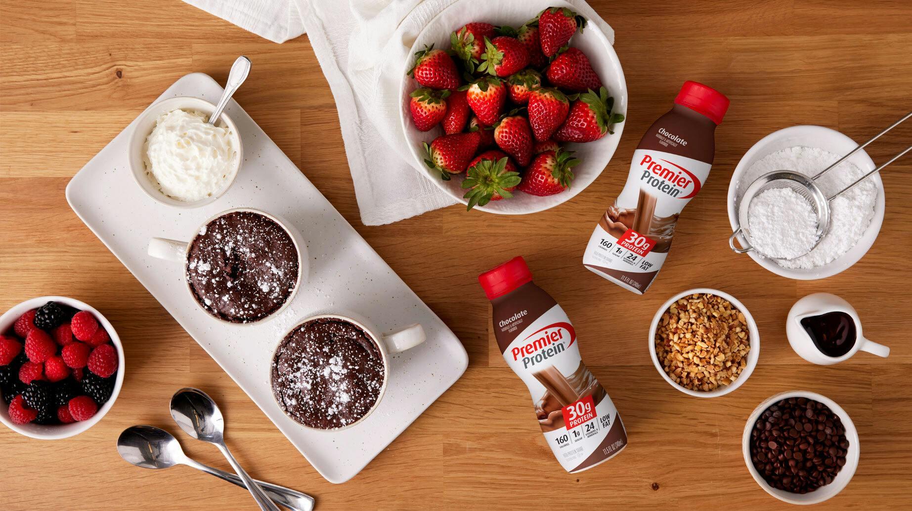 Recipe image for Lava Mug Cake.