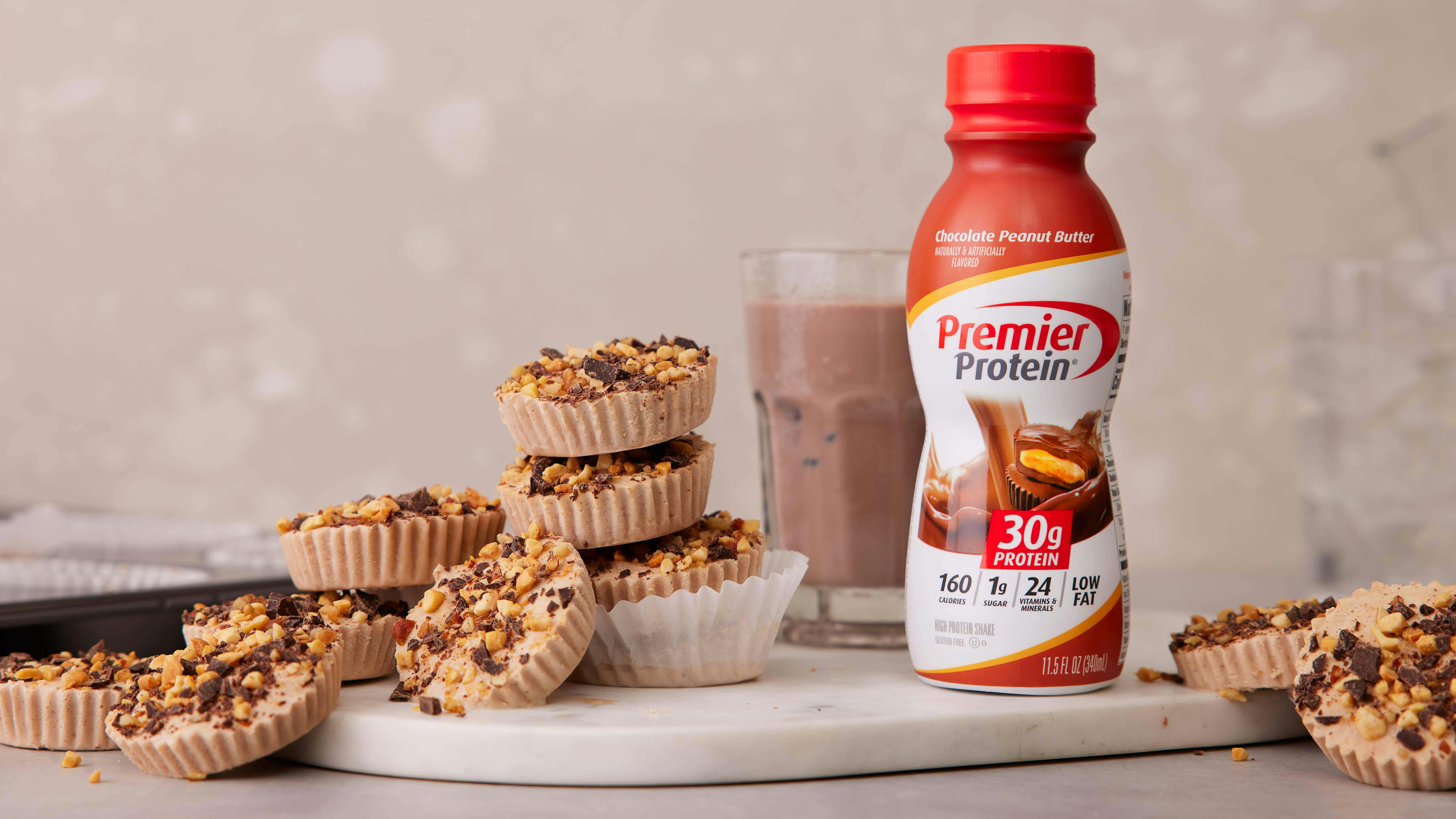 Recipe image for Peanut Butter Frozen Yogurt Cups.