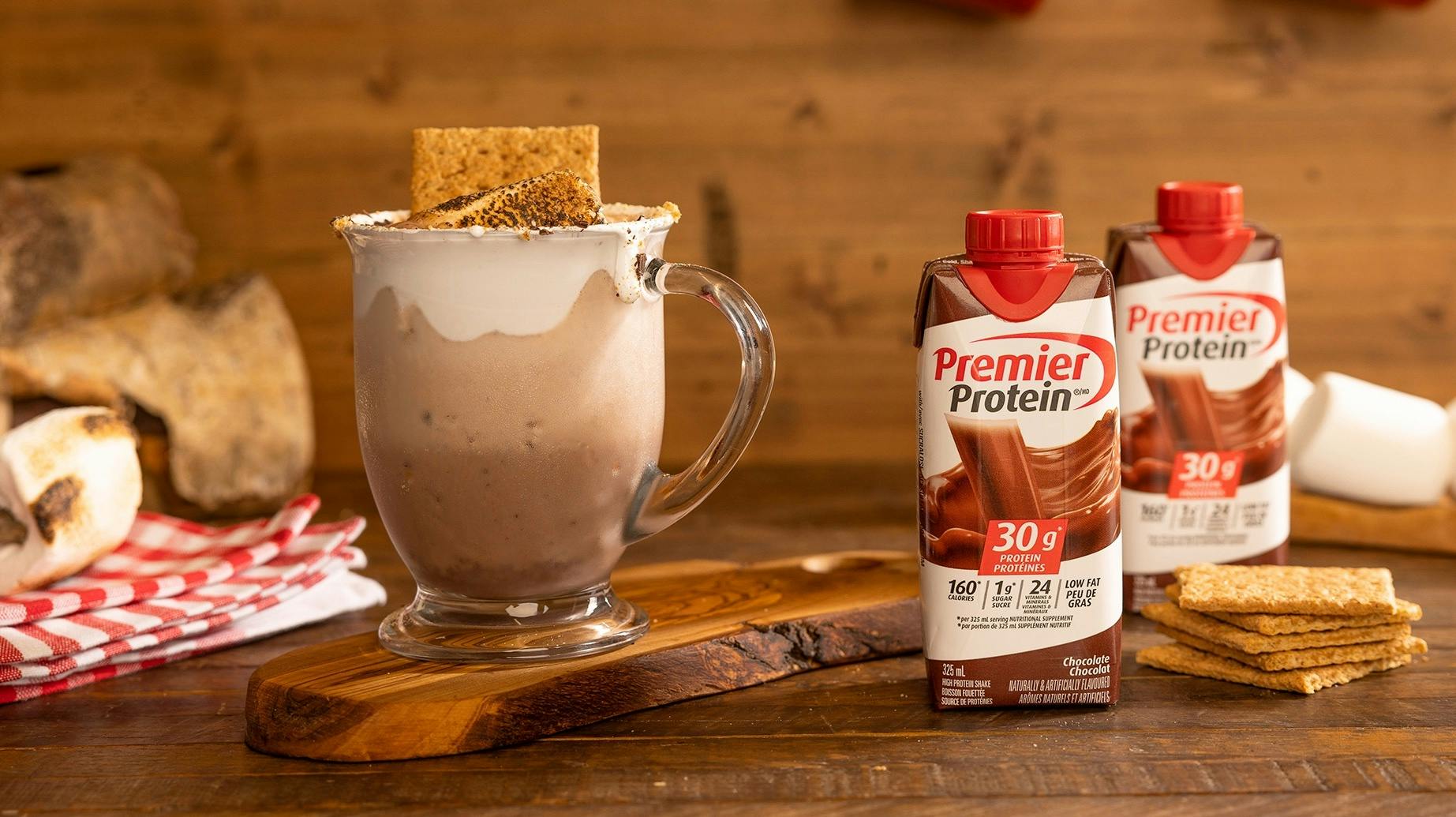 Recipe image for Smoothie aux S’Mores.