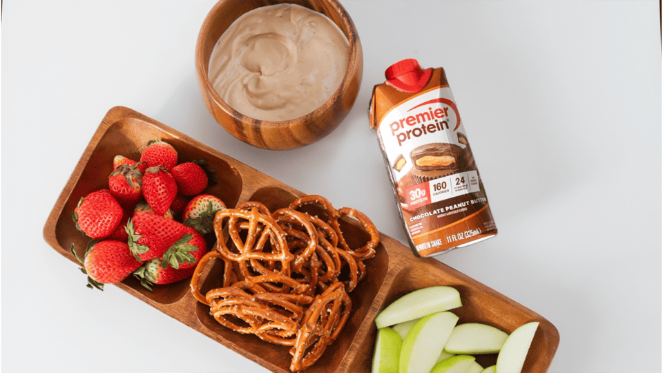 Recipe image for The Big Game Chocolate Peanut Butter Dip.