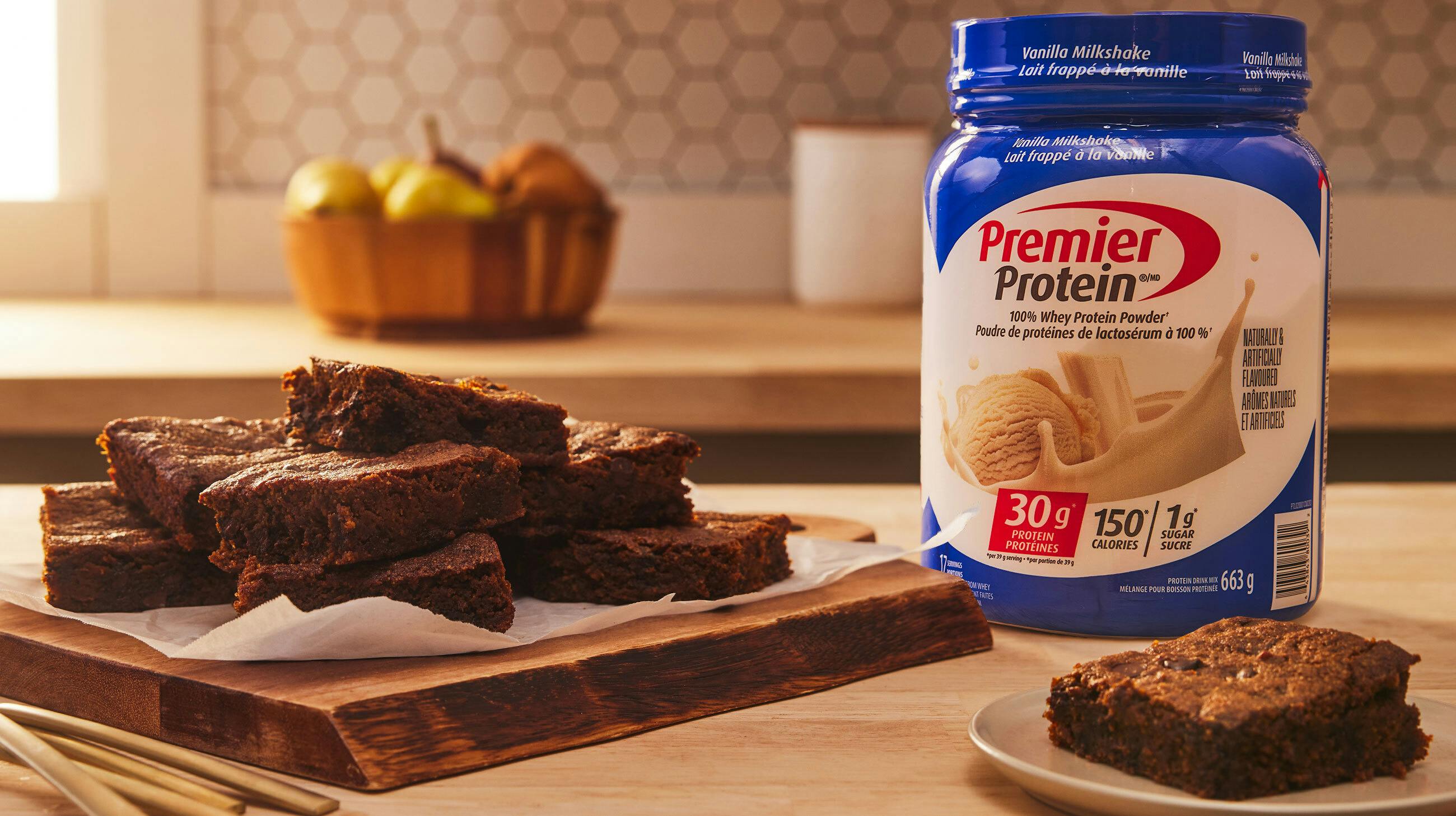 Recipe image for Pumpkin Protein Blondies.
