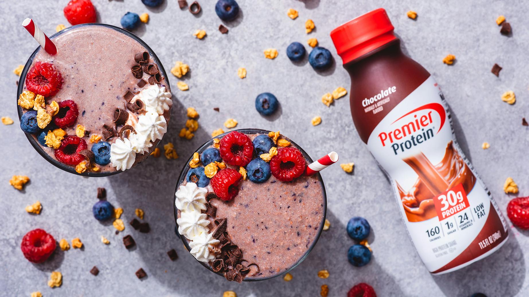 Recipe image for Berry Chocolate Shake.