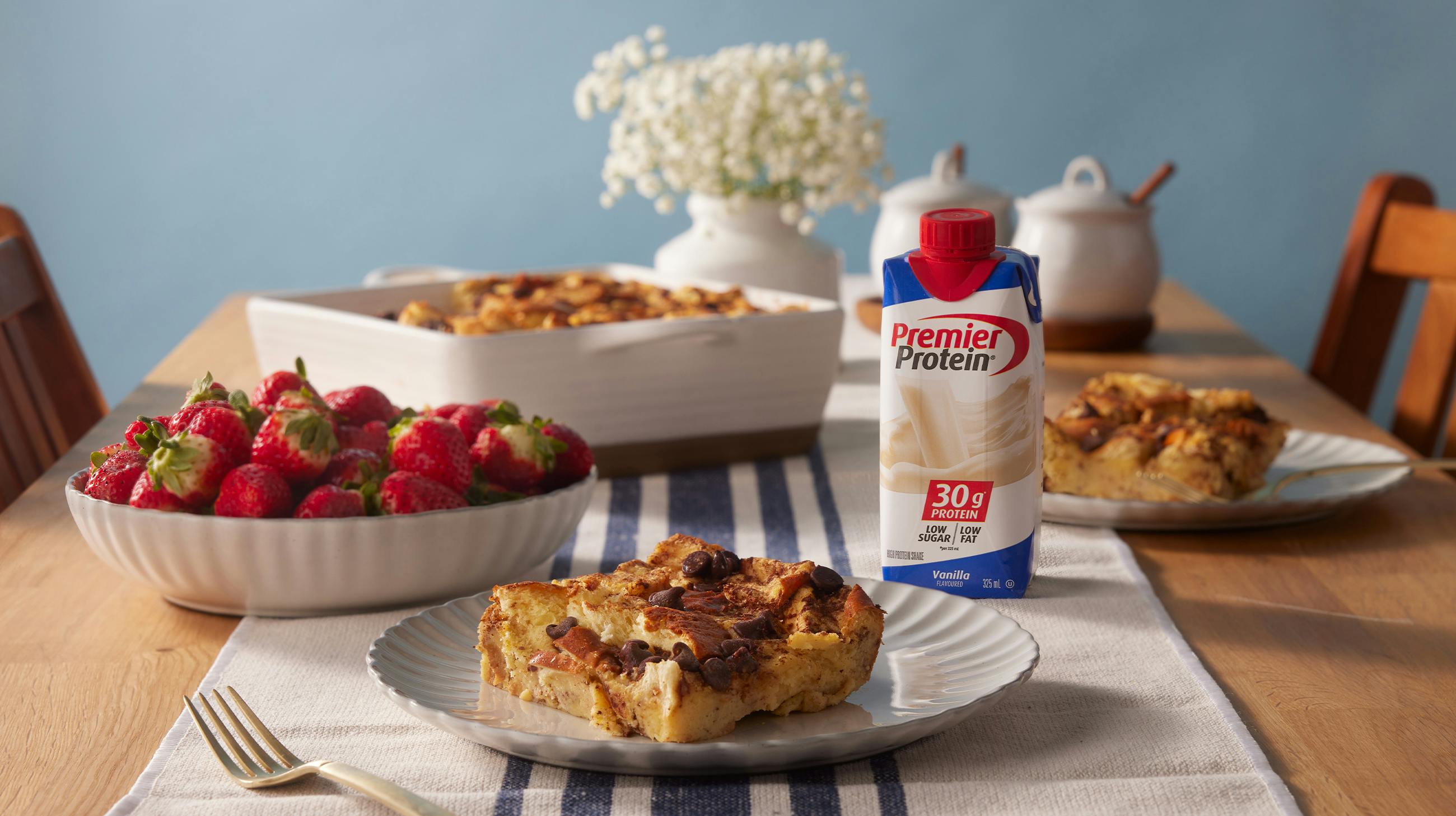 Recipe image for Breakfast Bread Pudding.
