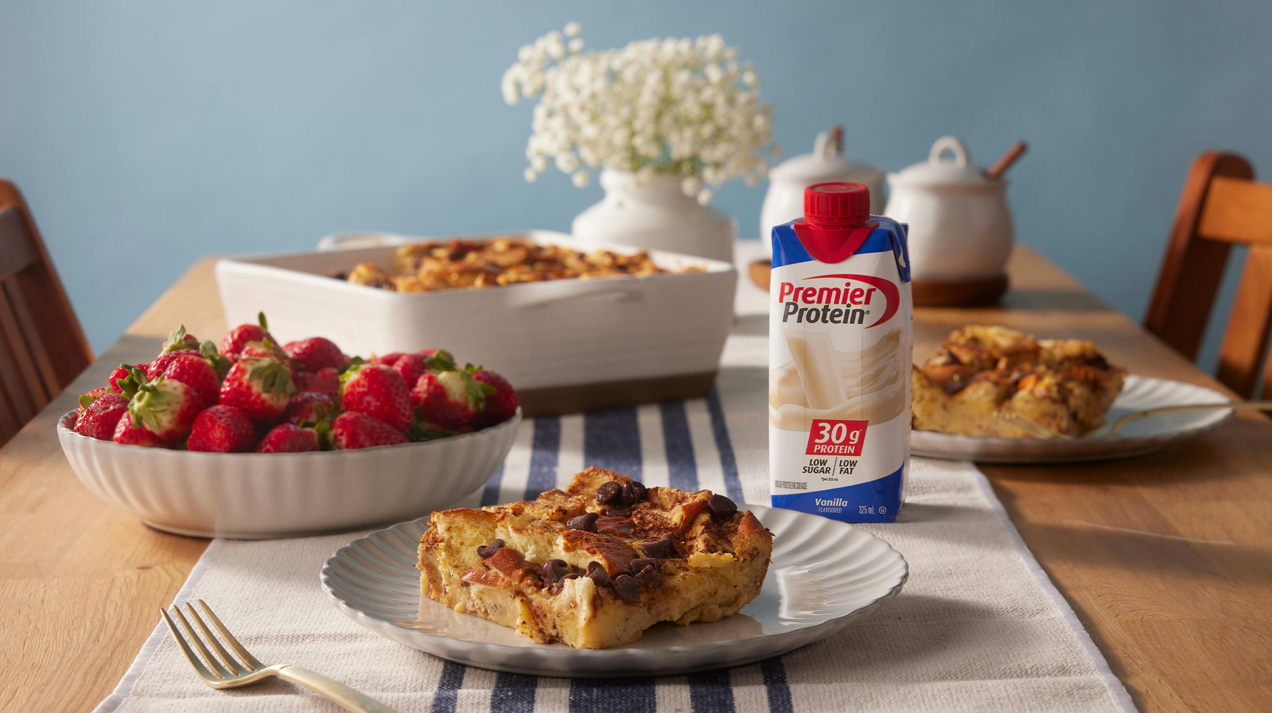 Recipe image for Breakfast Bread Pudding.