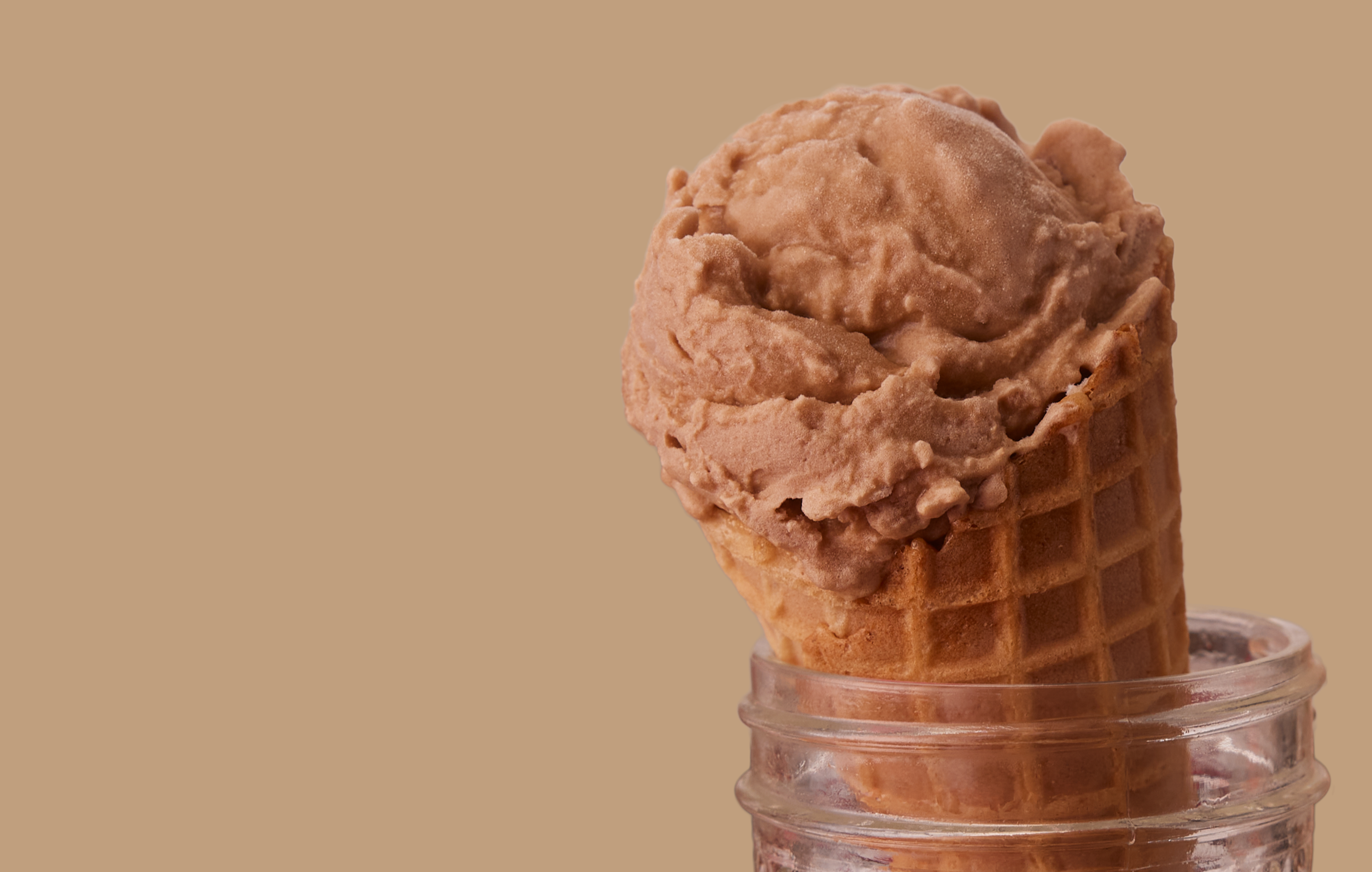 Dulce De Leche Ice Cream made with Premier Protein.