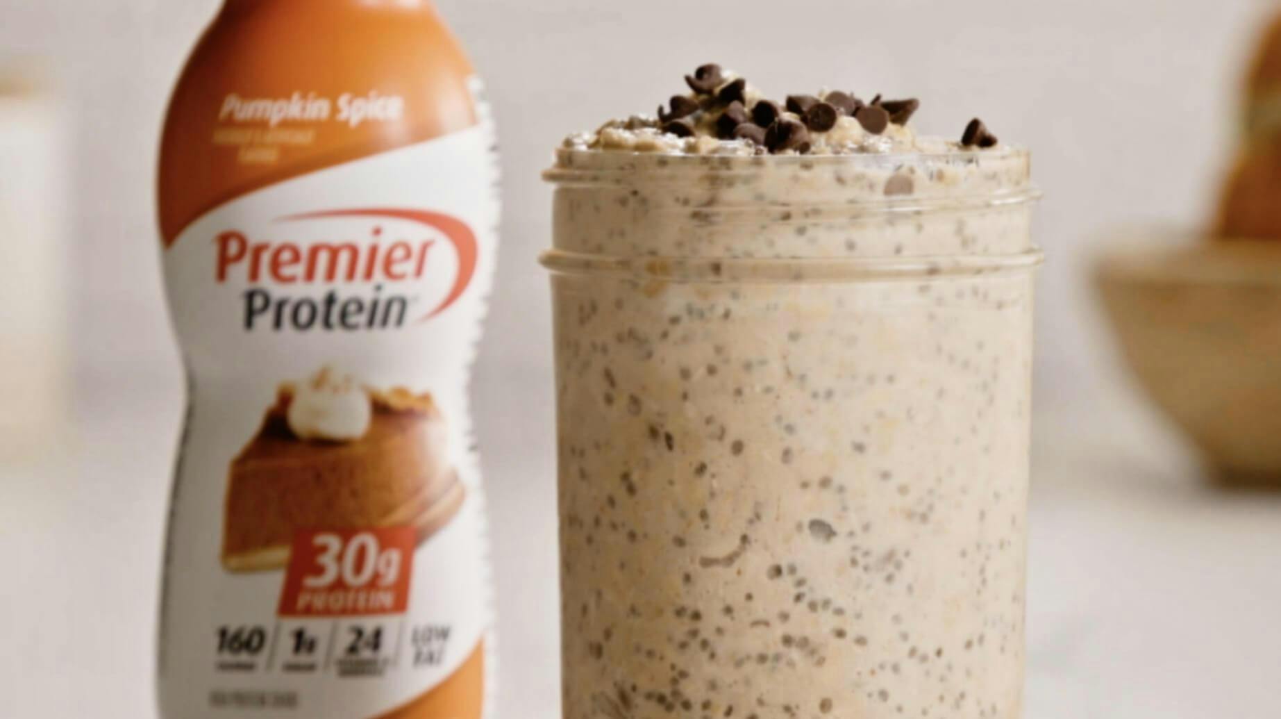 Recipe image for Pumpkin Spice Latte Overnight Oats.