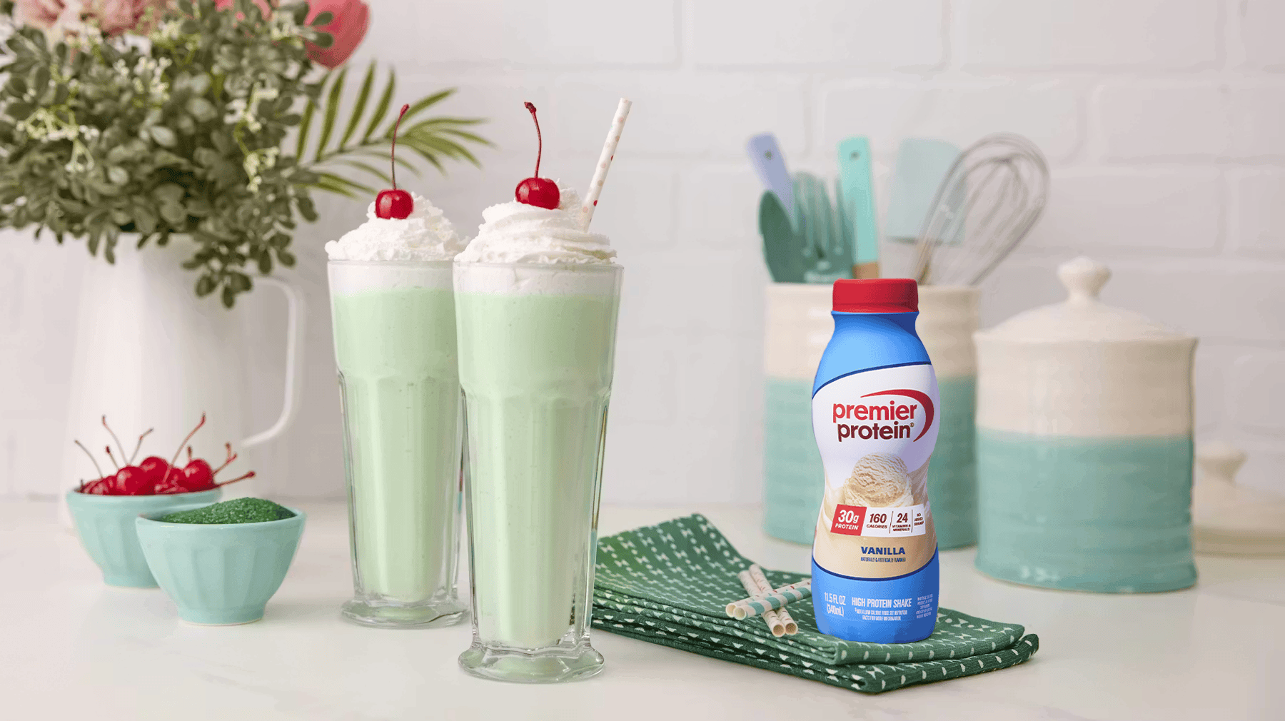Recipe image for St. Patrick’s Day Shake.