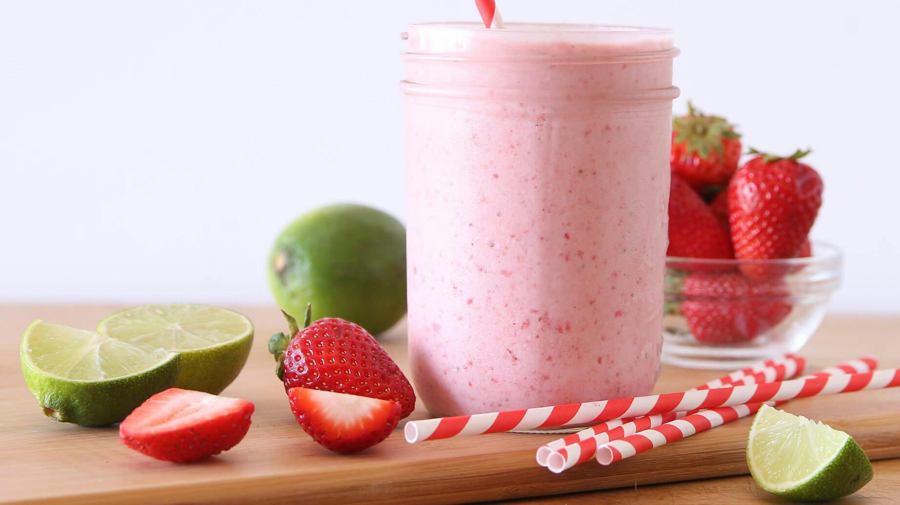 Recipe image for Strawberry Citrus Shake.