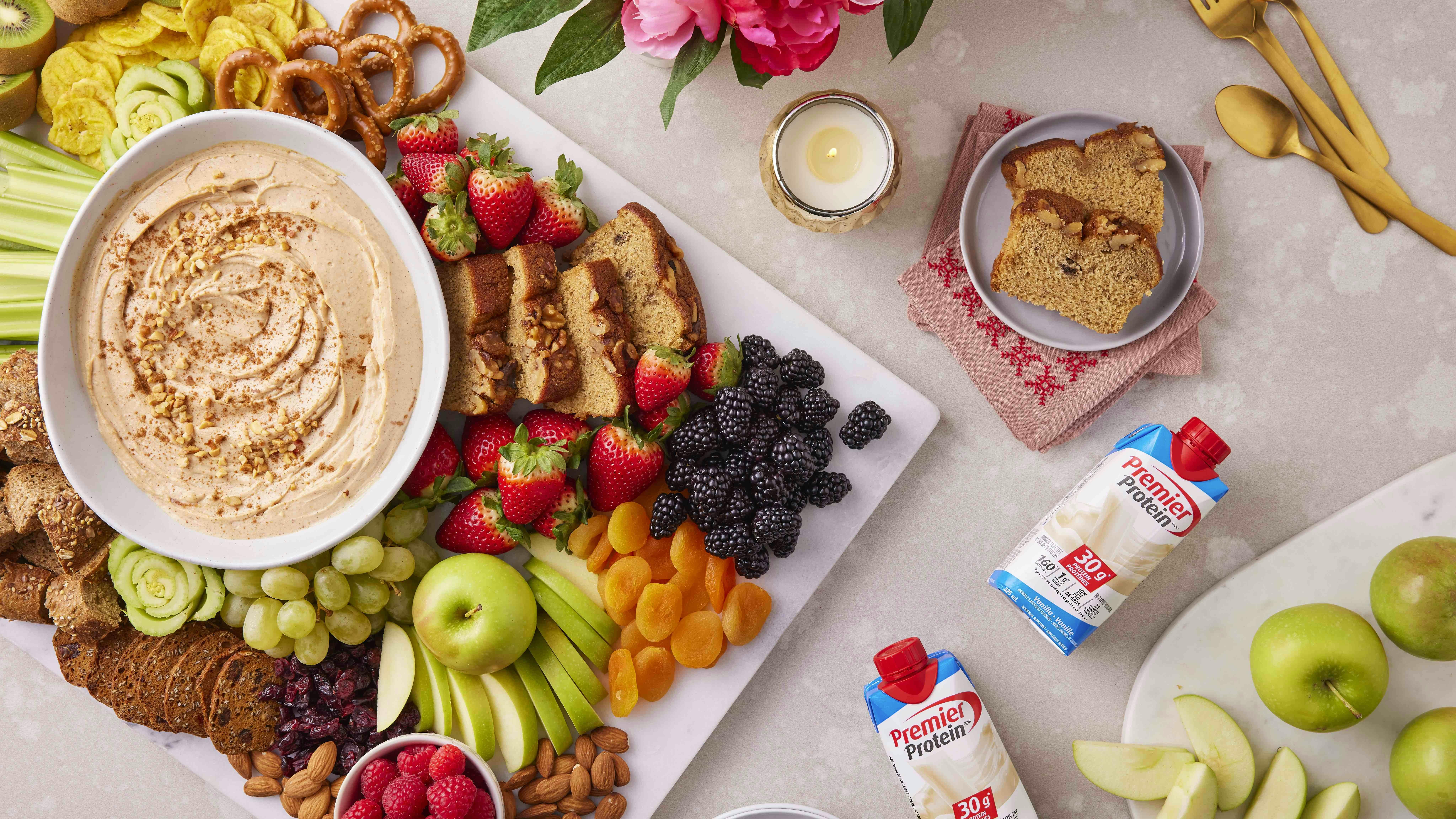 Recipe image for Peanut Butter Yogurt Dip.