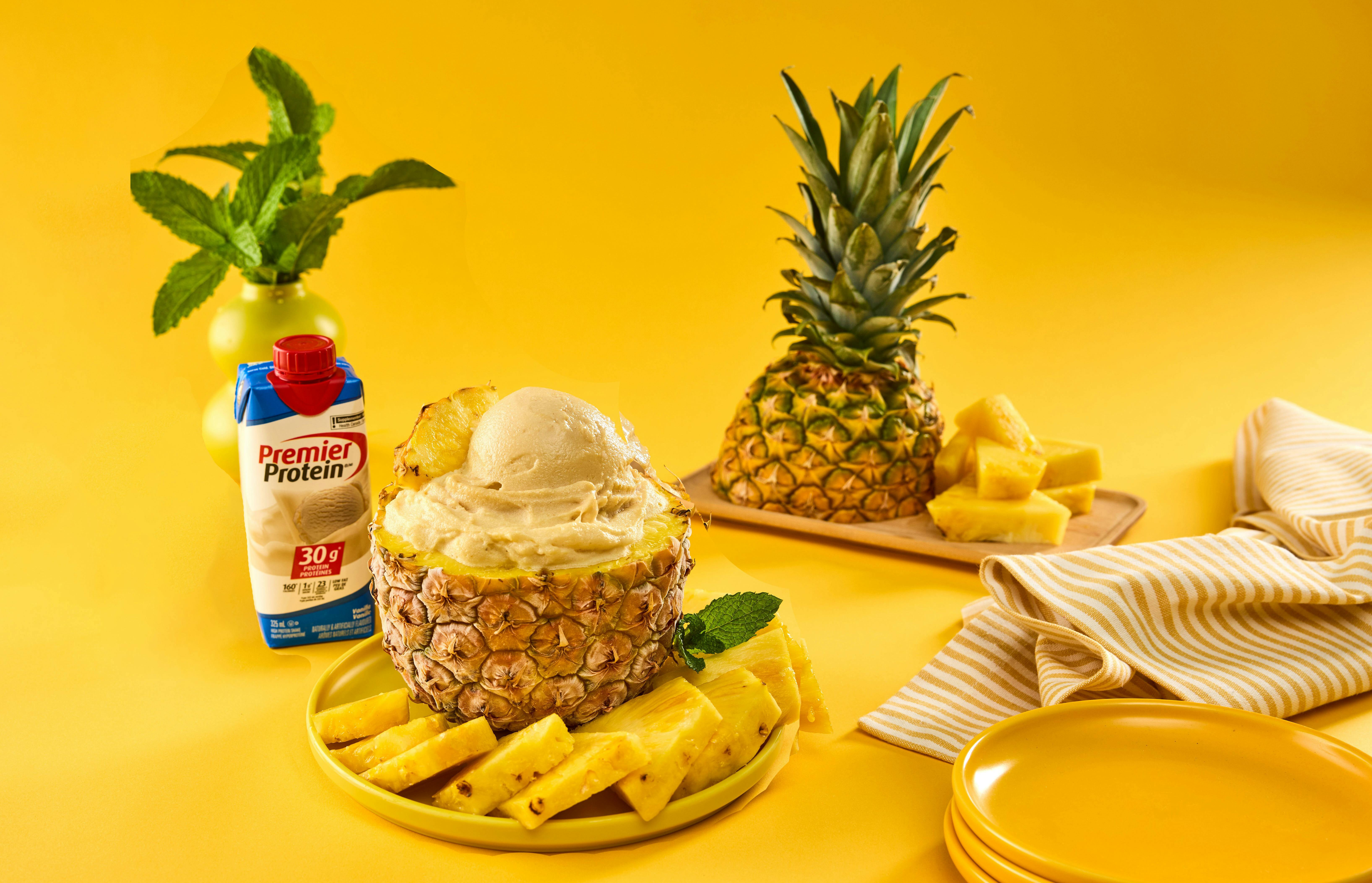 Recipe image for Pineapple Protein Sorbet.