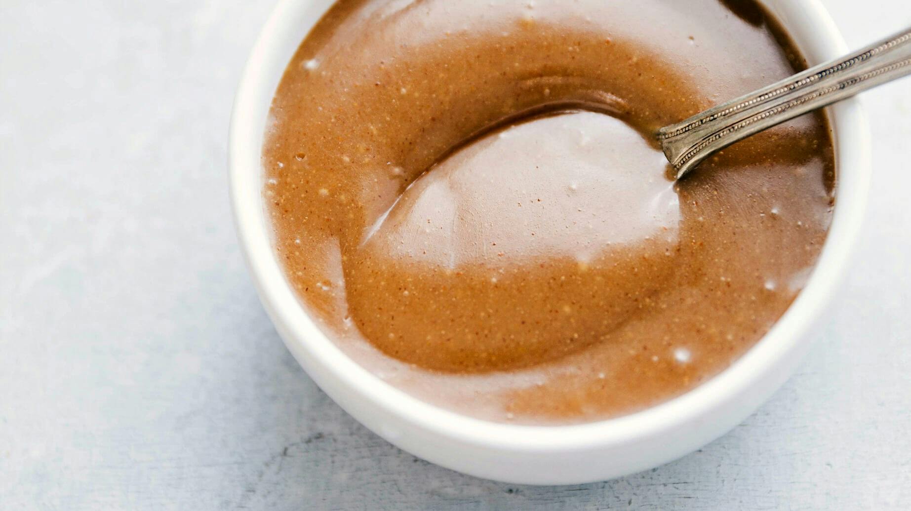Recipe image for Chocolate Ice Cream With Caramel Sauce.
