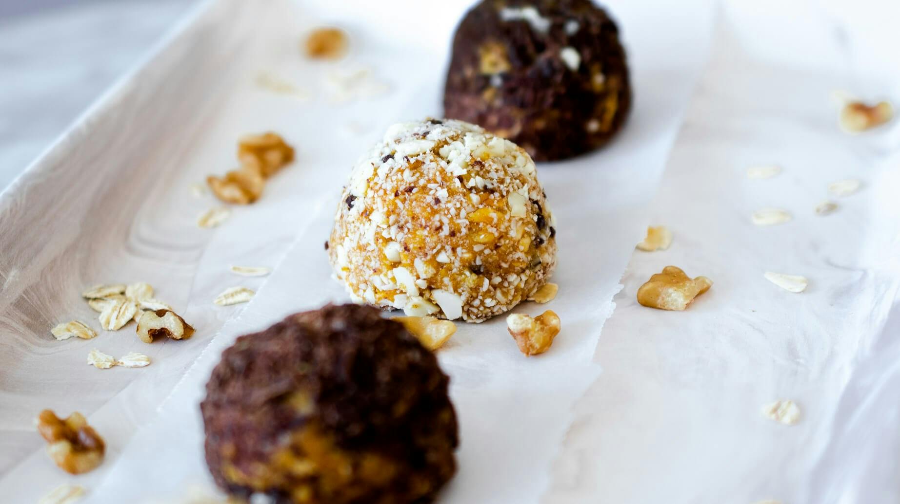 Recipe image for Pumpkin Protein Energy Bites.