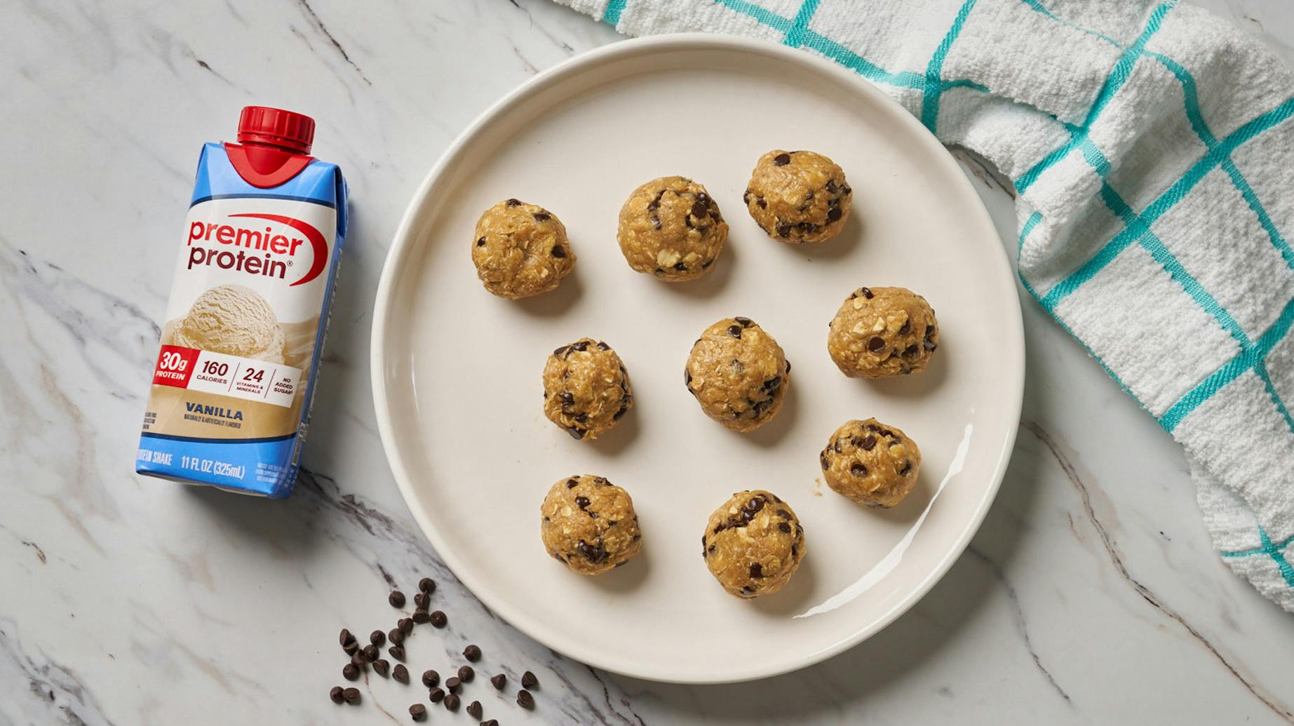 Recipe image for Vanilla Protein Bites.